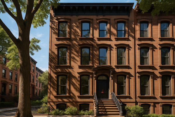 2BR rental in Brooklyn — Park Slope 7th Ave — 2BR brownstone parlor